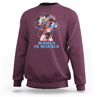 Women Belong In Science Girls Empowerment Women's Day Sweatshirt - Wonder Print Shop