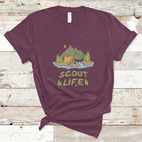 Scout Camping Life Hiking Camping Outdoors Troop Leader T-Shirt - Wonder Print Shop