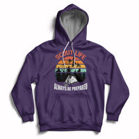 Scout Camping Always Be Prepared Hiking Camping Outdoors Troop Leader Hoodie - Wonder Print Shop