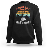 Scout Camping Always Be Prepared Hiking Camping Outdoors Troop Leader Sweatshirt - Wonder Print Shop
