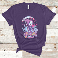 Funny Valentine I Steal Hearts Grim Reaper Womens Mens T-Shirt - Wonder Print Shop