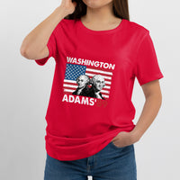 Washington Adams 1789 American Patriots Presidents Day US History US Pride Political T Shirt - Wonder Print Shop
