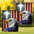 Premium American Eagle Patriotism Flag 3D Printed