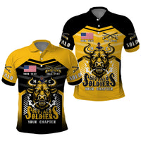 Custom BSMC Buffalo Soldiers Polo Shirt Motorcycle Club Unique Style | Wonder Print Shop