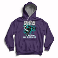 Best Dirt Bike Motocross In My Head I'm Riding My Dirt Bike Hoodie - Wonder Print Shop