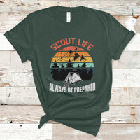 Scout Camping Always Be Prepared Hiking Camping Outdoors Troop Leader T-Shirt - Wonder Print Shop