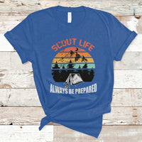 Scout Camping Always Be Prepared Hiking Camping Outdoors Troop Leader T-Shirt - Wonder Print Shop