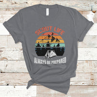 Scout Camping Always Be Prepared Hiking Camping Outdoors Troop Leader T-Shirt - Wonder Print Shop