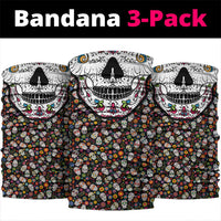 Mexican Sugar Skull Neck Gaiter Colorful