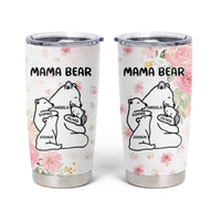 Custom Mother's Day Tumbler Cup Mama Bear With Cubs | Wonder Print Shop