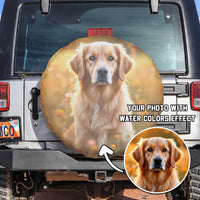 Custom Photo Spare Tire Cover Watercolor Effect - Wonder Print Shop