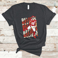 Believe Believe Believe Mahomes If It's Grim Be The Grim Reaper T-Shirt - Wonder Print Shop