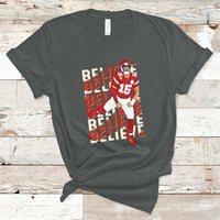 Believe Believe Believe Mahomes If It's Grim Be The Grim Reaper T-Shirt - Wonder Print Shop