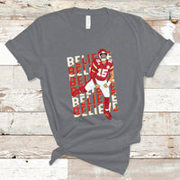 Believe Believe Believe Mahomes If It's Grim Be The Grim Reaper T-Shirt - Wonder Print Shop