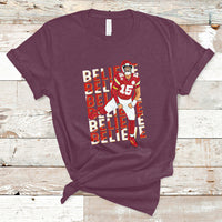 Believe Believe Believe Mahomes If It's Grim Be The Grim Reaper T-Shirt - Wonder Print Shop