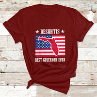 Desantis Best Governor Ever Florida US State Political T Shirt - Wonder Print Shop