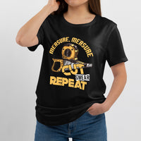 Measure Cut Swear Repeat Handyman Woodworker Gift, Mechanic T Shirt - Wonder Print Shop