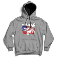 Braap Vintage Usa American Flag Tee Hoodie - Wonder Print Shop