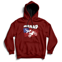 Braap Vintage Usa American Flag Tee Hoodie - Wonder Print Shop