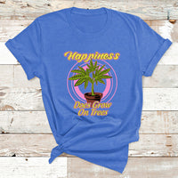 420 Marijuana Cannabis Pot Leaf Happiness Does Grow On Trees T Shirt - Wonder Print Shop