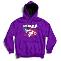 Braap Vintage Usa American Flag Tee Hoodie - Wonder Print Shop