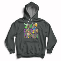 May Contain Alcohol Warning Mardi Gras Party Drinking Team Hoodie - Wonder Print Shop