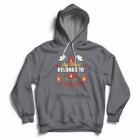 My Heart Belongs To A Fire Chief Wife Valentines Day Hoodie - Wonder Print Shop