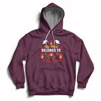 My Heart Belongs To A Fire Chief Wife Valentines Day Hoodie - Wonder Print Shop