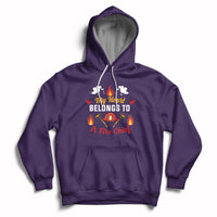 My Heart Belongs To A Fire Chief Wife Valentines Day Hoodie - Wonder Print Shop