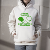 Chronic Traumatic Encephalopathy Awareness CTE Warrior, Awareness Hoodie - Wonder Print Shop