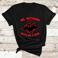 Mothman Cryptid Cryptozoology American Flag 1 T Shirt - Wonder Print Shop
