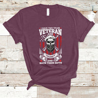 I Have Two Titles Veteran And Grumpy Funny US Veterans Pride T-Shirt - Wonder Print Shop