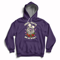 Skeleton Couple Death Do Us Apart Valentines Halloween Hoodie - Wonder Print Shop