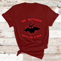 Mothman Cryptid Cryptozoology American Flag 1 T Shirt - Wonder Print Shop