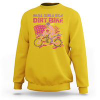 Real Girls Ride Dirt Bikes Motocross Lovers Gifts For Womens Sweatshirt - Wonder Print Shop