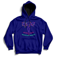 Retro Holiday Lights And Abortion Rights Pro Choice Feminist Hoodie - Wonder Print Shop