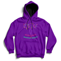 Retro Holiday Lights And Abortion Rights Pro Choice Feminist Hoodie - Wonder Print Shop