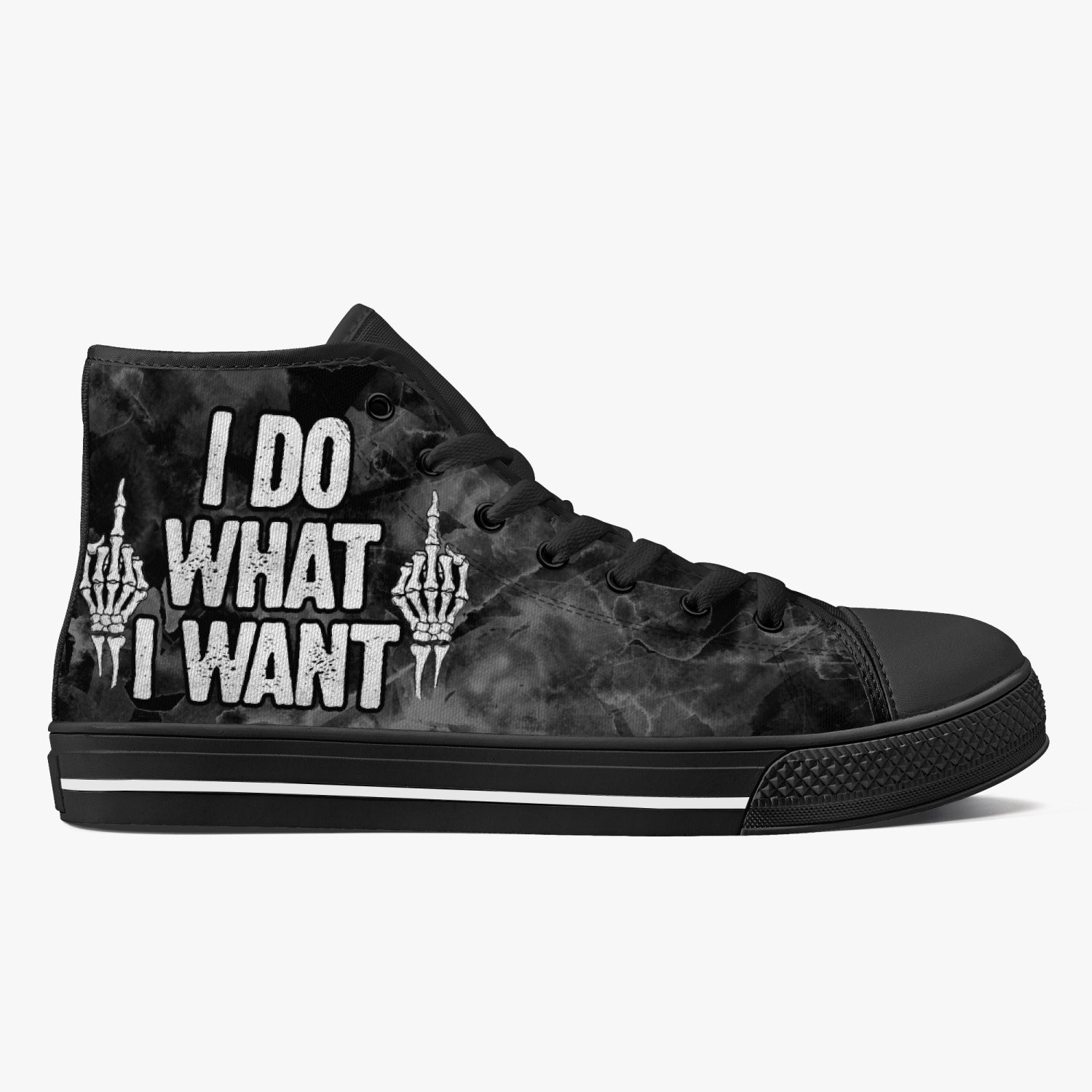 I Do What I Want High Top Canvas Shoes High Top Shoes