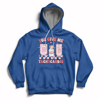 Retro You Give Me Tachycardia ICU Nurse Life Valentines Day Hoodie - Wonder Print Shop