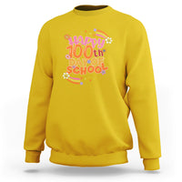 Happy 100th Day Of School Teacher Kids 100 Days Rainbow Sweatshirt - Wonder Print Shop