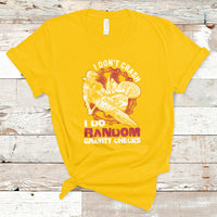 I Don't Crash I Do Gravity Checks Motocross Dirt Bike Biker T-Shirt - Wonder Print Shop