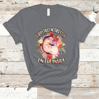 Baby's First Mother's Day On The Inside Boy Pregnant Mommy Announcement T Shirt - Wonder Print Shop