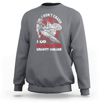 I Don't Crash I Do Gravity Checks Motocross Dirt Bike Biker Sweatshirt - Wonder Print Shop