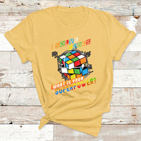 I Solve Cubes Superpower Funny Speed Cubing T Shirt - Wonder Print Shop