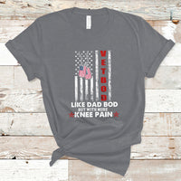 Vetbod Like Dad Bod But With More Knee Pain Patriotic Dog Tag T-Shirt - Wonder Print Shop