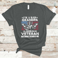 I'm A Dad Grandpa And A Veteran Funny For Papa Grandpa Pride T-Shirt - Wonder Print Shop