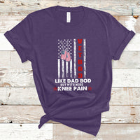 Vetbod Like Dad Bod But With More Knee Pain Patriotic Dog Tag T-Shirt - Wonder Print Shop