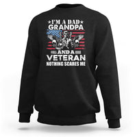 I'm A Dad Grandpa And A Veteran Funny For Papa Grandpa Pride Sweatshirt - Wonder Print Shop
