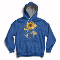 Choose To Shine Dragonflies Sunflower Growth Mindset Hoodie - Wonder Print Shop