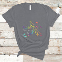Easily Distracted By Dragonflies Insect Lovers T Shirt - Wonder Print Shop